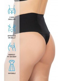 MI 2806 Laser Cut High Waist String Black