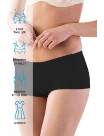 Emay 2812 Boxer Laser Corset Black