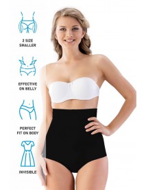 Emay 2813 High Waist Slip Laser Corset Black