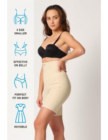 Emay 2814 Double High Waist Boxer Laser Corset Skin