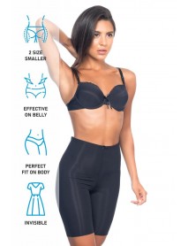 Emay 2817 High Waist Laser Corset Black