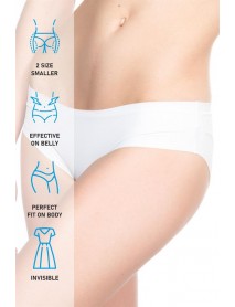 Emay 2818 Slip Panty Laser Corset White
