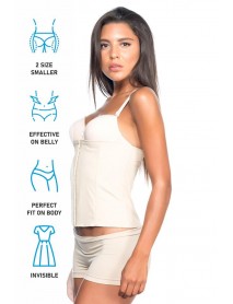 Emay 2865 Underwire Supported Laser Waist Corset Skin