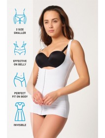 Emay 2916 Karyoka Supported Athlete Corset White