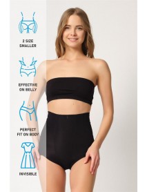 Emay 2920 High Waist Laser Corset Black