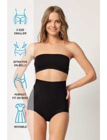 Emay 2931 Slip Laser Corset Black