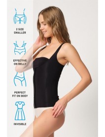 Emay 2946 Underwire Supported Athlete Corset Black