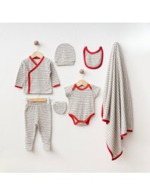 ESYA BABY UNISEX 0-3 MONTHS MOM DAD 7 PIECE SET 3001