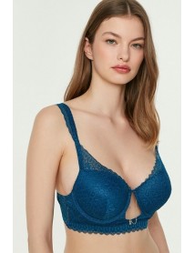 New Bra Supported Push Up Bra Blu 3014