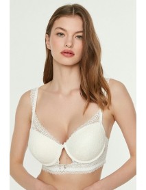 New Bra Supported Push Up Bra Ecru 3014
