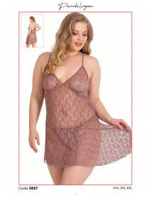 Primoda Lace Big Size Short Nightdress 3027  