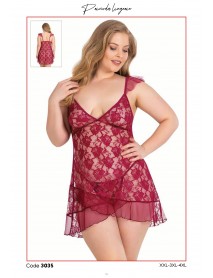 Ahu Lace Short Nightdress 3035