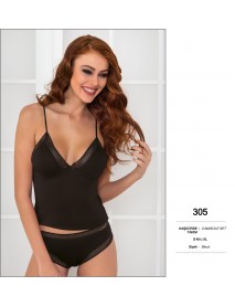 Pierre Cardin Black Camisole Set 305