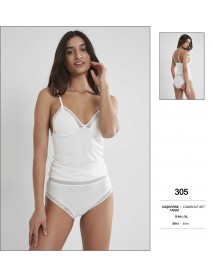   Pierre Cardin Ecru Camisole Set 305