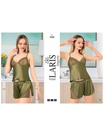  Laris Satin Short Set 3080