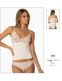  Pierre Cardin Ecru Camisole Set 315 