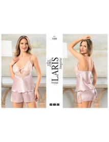   Laris Satin Short Set 3101