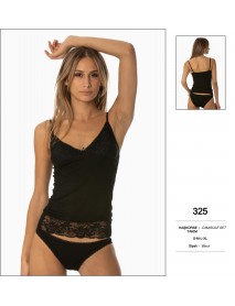 Pierre Cardin Black Camisole Set 325 