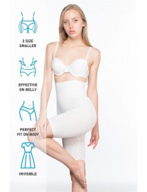 Emay 3200 Soft Double Boxer Corset Under Trousers White