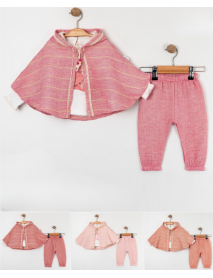 MC ELCI GIRL 6-9-12-18 MONTHS 3 PIECE SET 3209