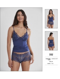 Pierre Cardin Navy Camisole Set 332