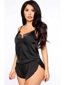 NightLight Satin Mini Shorts Set 3359