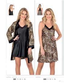 Moongirl 2-Pieces Short Nightgown Set 