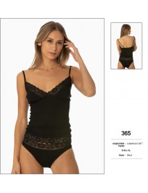 Pierre Cardin Black Camisole Set 365 