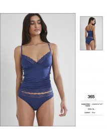 Pierre Cardin Navy Camisole Set 365