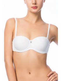 NBB Empty Strapless Back Push Bra White 3616