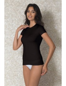 Doreanse Modal Short Sleeve Black T-Shirt 9367