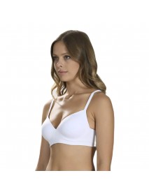 NBB Covered Seamles Bra White 3691
