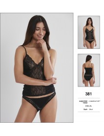 Pierre Cardin Black Camisole Set 381 