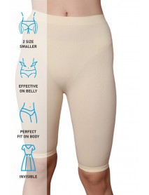 Emay 3856 Soft Capri Tights Black Skin
