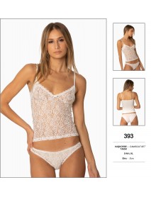 Pierre Cardin Ecru Camisole Set 393