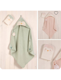 BABY CHICK WOVEN ERASER TOWEL 4-PIECE SERIES 3957