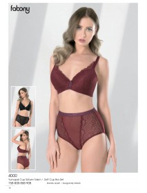 Fabony Soft Cup Bra Set 4000