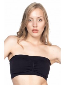 Emay 4022 Padded Strapless Corset Black