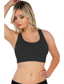 Emay 4027 Seamless Supporting Bra Corset Black