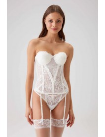 Pierre Cardin Underwire, Unsupported Bustier Set 4038