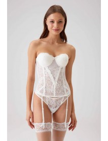 Pierre Cardin Underwire, Supported Bustier Set 4039