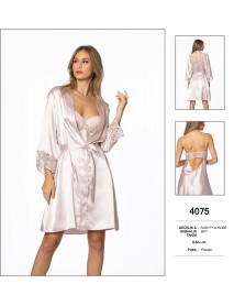 Pierre Cardin Powder Nighty & Robe Set 4075