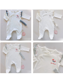 BABY GIRL 0-3-6-9 MONTHS PICKING FLOWERS JUMPSUIT 4101