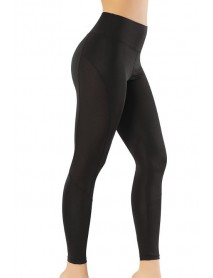 Kota High Waisted Black Disco Tights (BıgSıze) 4103