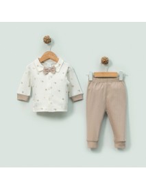MINI OCEAN BOY 0/3-3/6 MONTHS BALLOON PATTERNED SET 4112