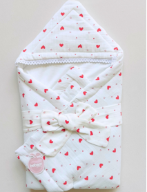 BABY GIRL MY LOVE MUSLIN SWADDING BLANKET 4129