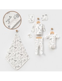MINI OCEAN BOY 0-3 MONTHS ANIMALS 7 PIECE SET 4168