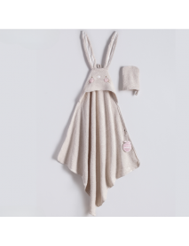 BABY GIRL 85*90 CM BUNNY ERASER TOWEL 4-PIECE SERIES 4201