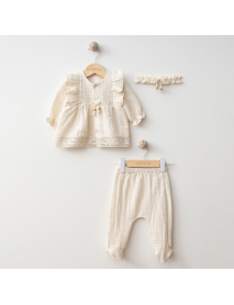 Miomini Girl 0-3 Months Muslin Newborn Set 4205MN
