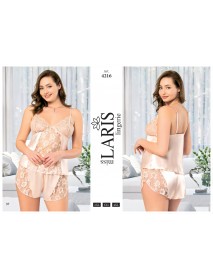 Laris Big Size Shorts Set 4216